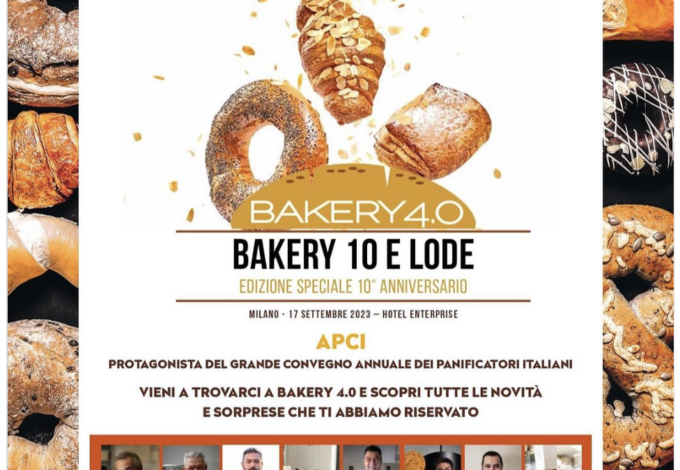 Il 17 Settembre con Associazione Professionale Cuochi Italiani alla Decima edizione del 𝐁𝐚𝐤𝐞𝐫𝐲 𝟒.𝟎