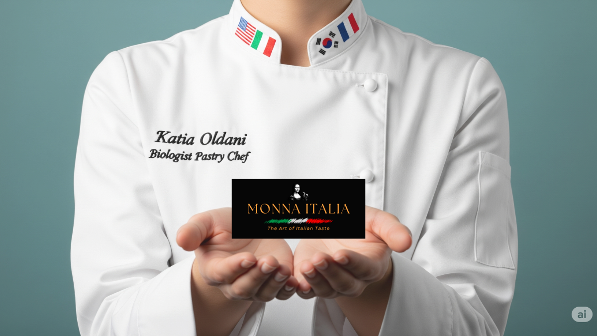 The official logo for Monna Italia, a project by Katia Oldani dedicated to promoting Italian food culture.