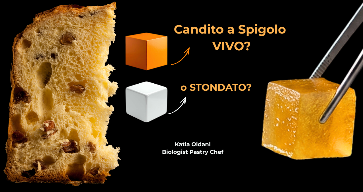 Confronto reologico: impatto geometrico del candito a spigolo vivo contro stondato sulla maglia glutinica del Panettone. Analisi macroscopica dei difetti strutturali da inserimento.